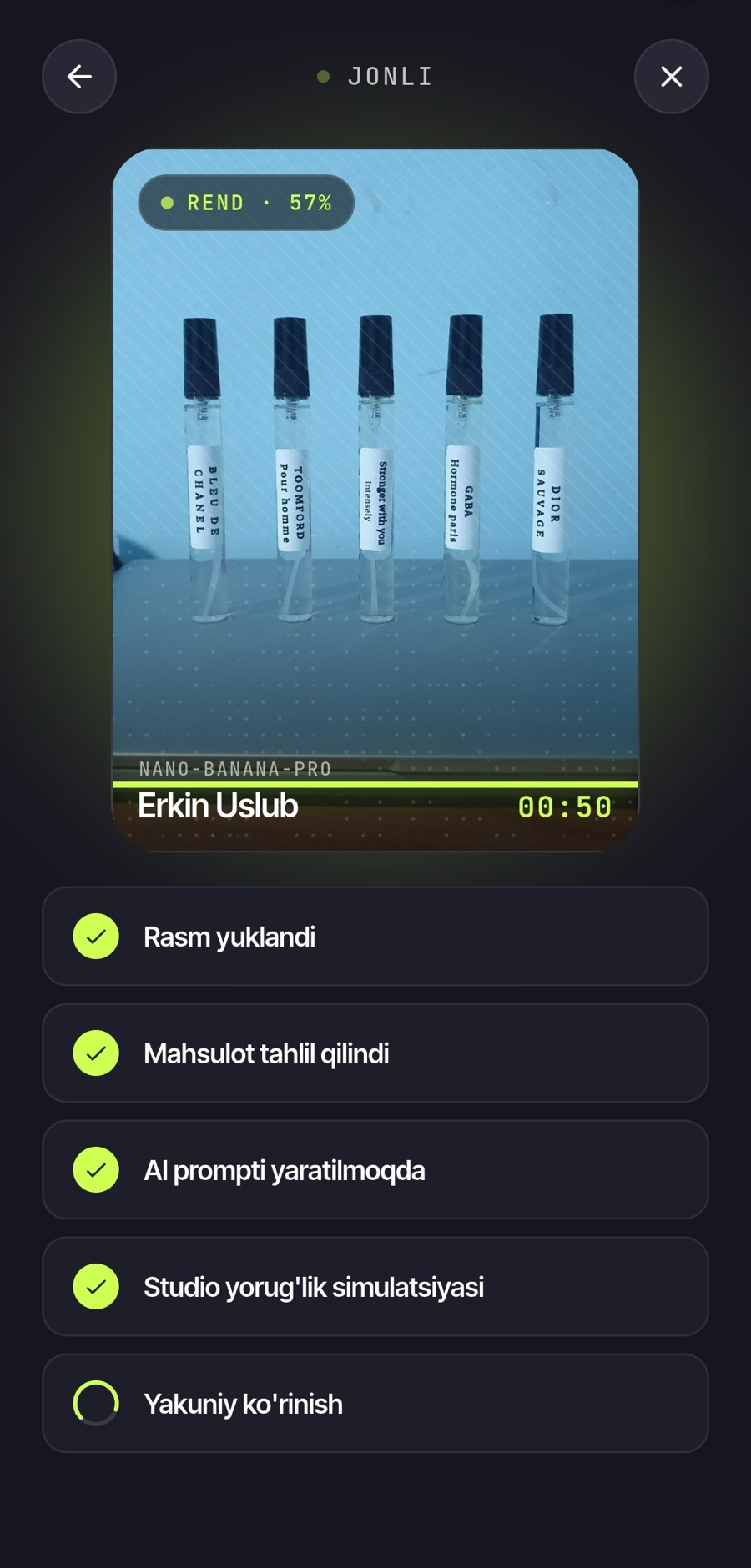 Modera ishlaydi